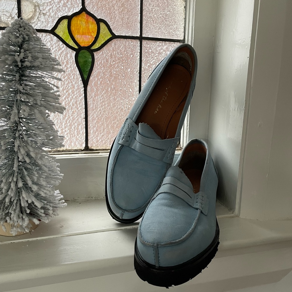 BN Blue Loafers
